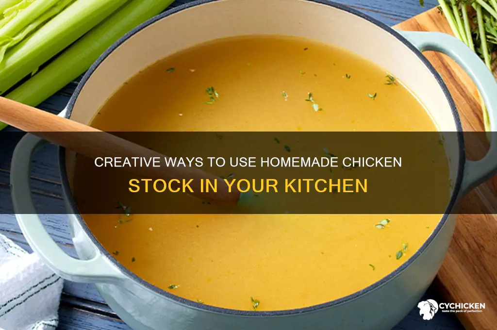 what do i do with homemade chicken stock