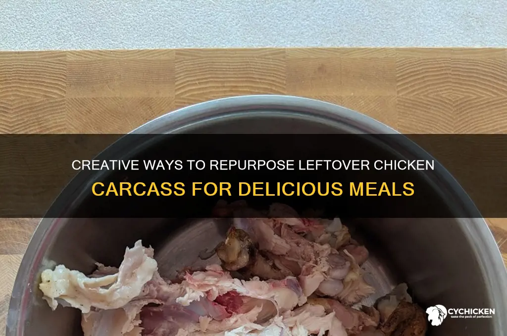 what do i do with leftover chicken carcass
