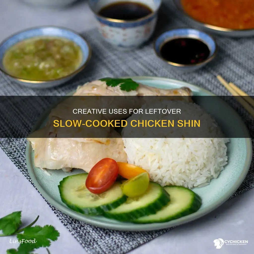 what do i do with leftover shin from crockpot chicken