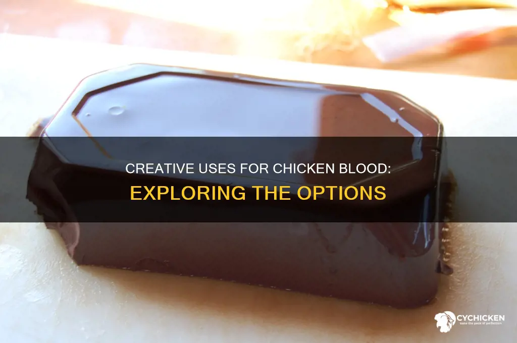what do i do with vile of chicken blood