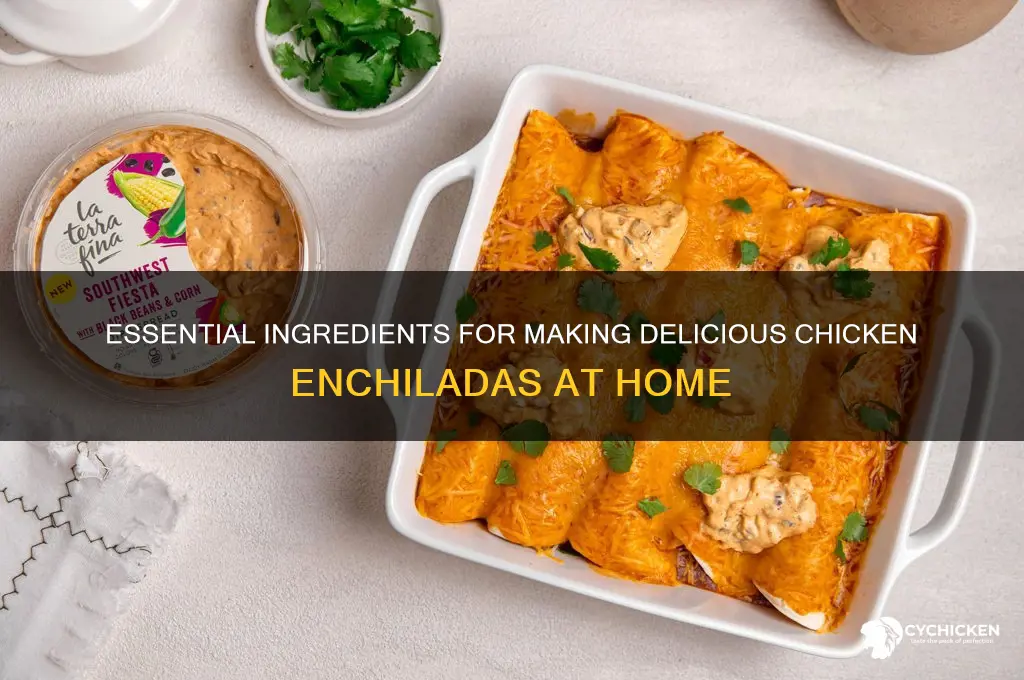 what do i need for chicken enchiladas