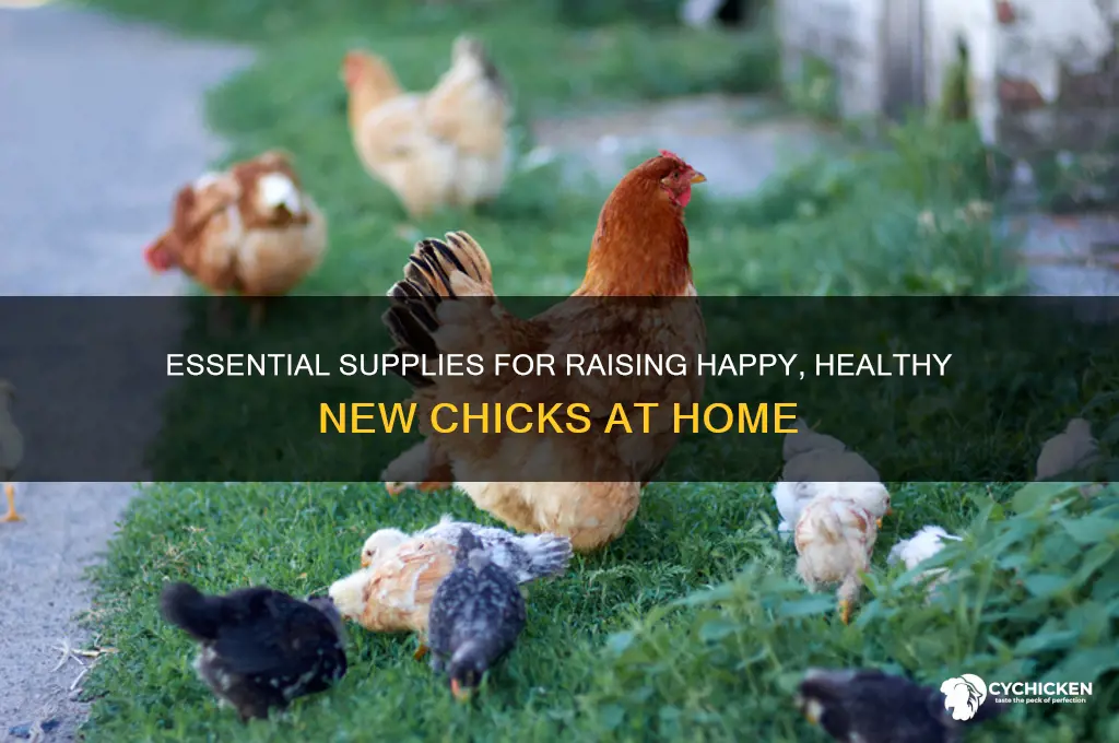 what do i need for new chicks