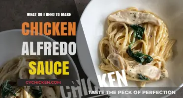 Essential Ingredients for Creamy Homemade Chicken Alfredo Sauce Recipe