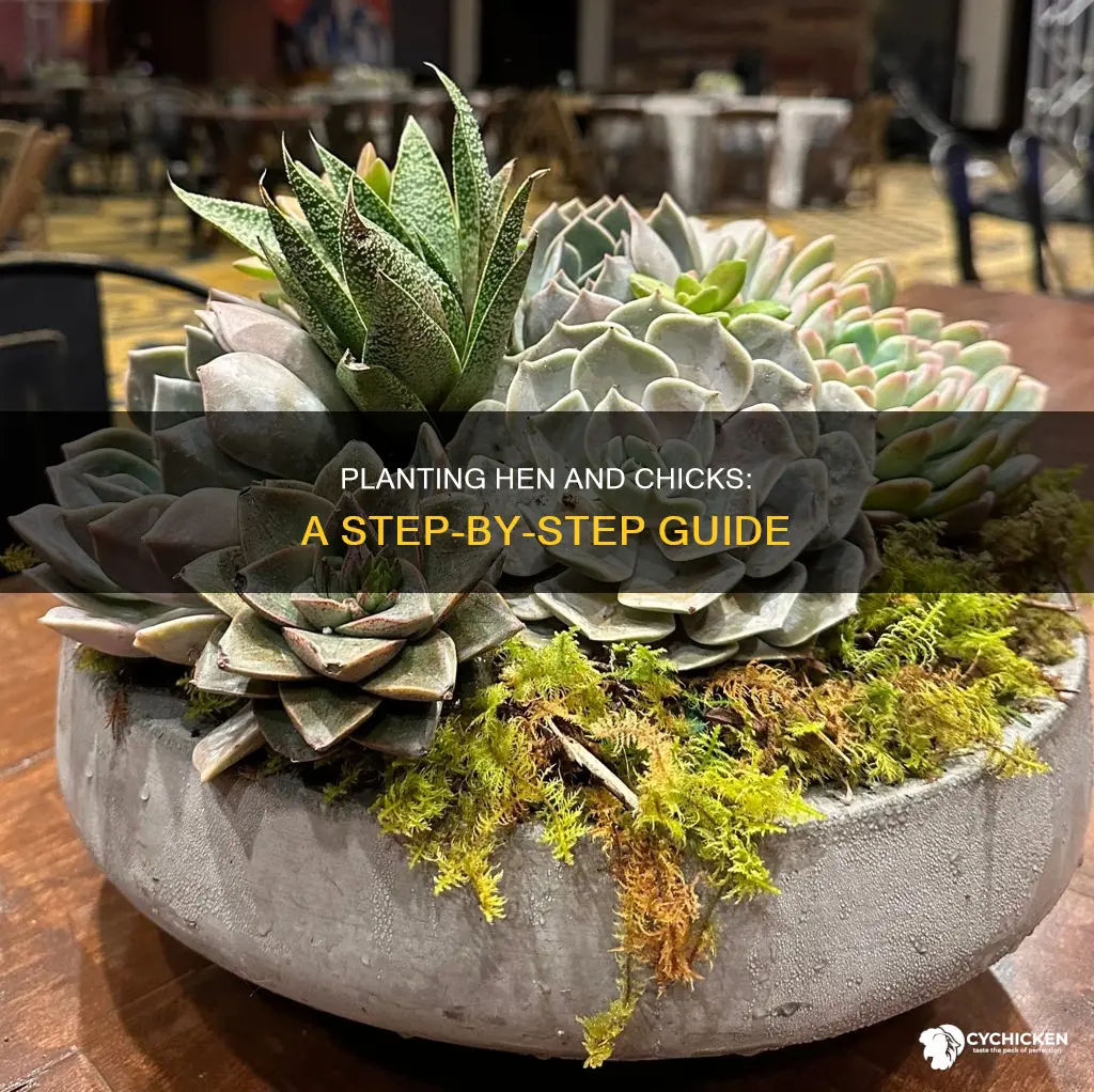 what do i need to plant hen and chicks