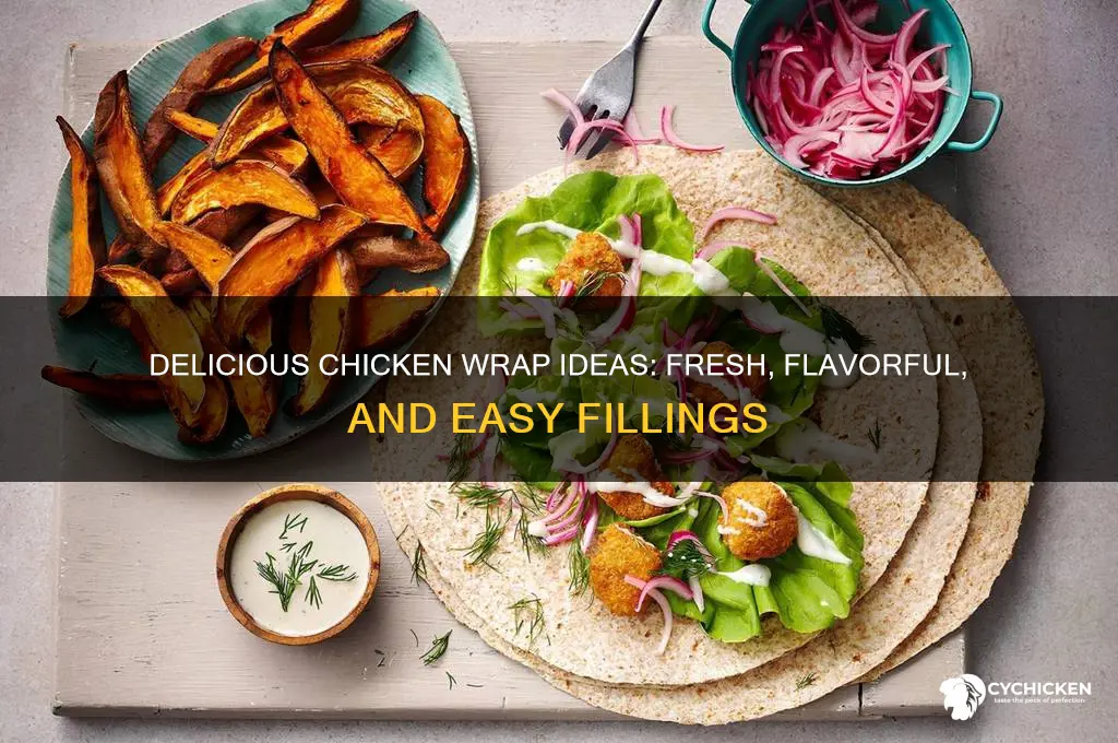 what do i put in a chicken wrap
