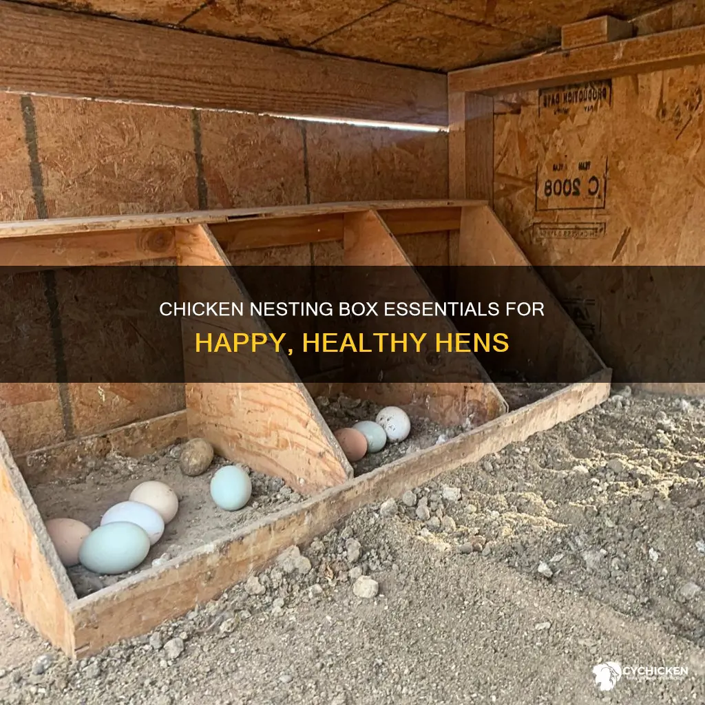 what do i put in my chicken nesting box