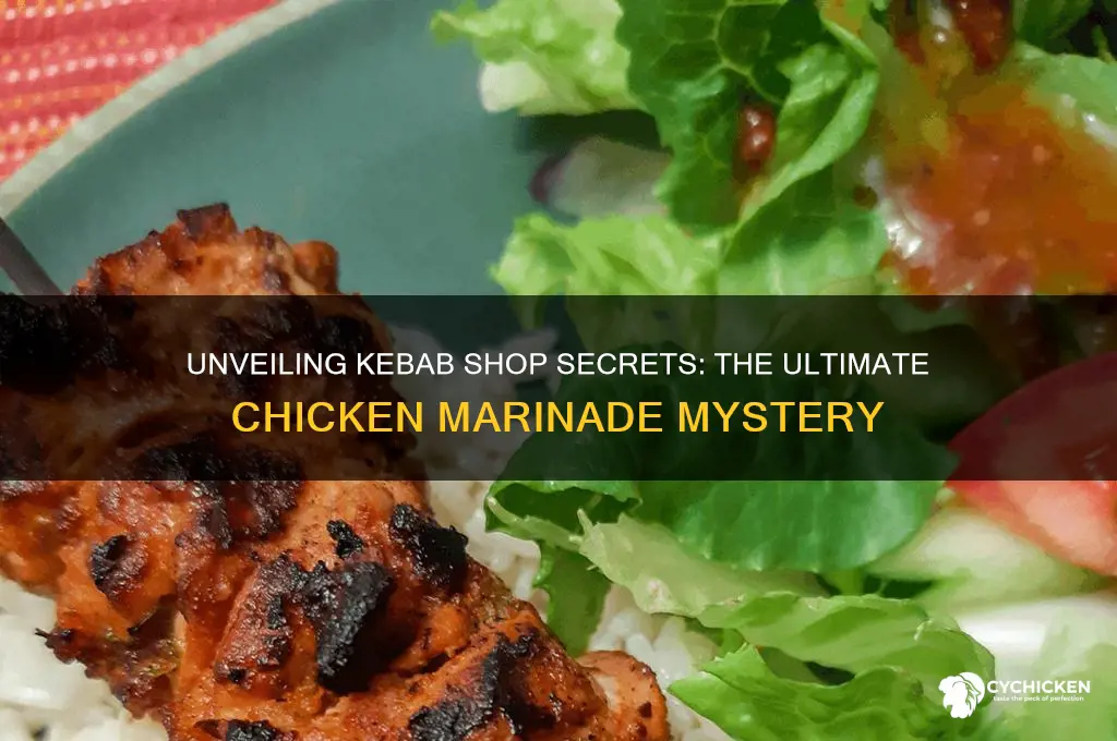 what do kebab shops marinade their chicken in