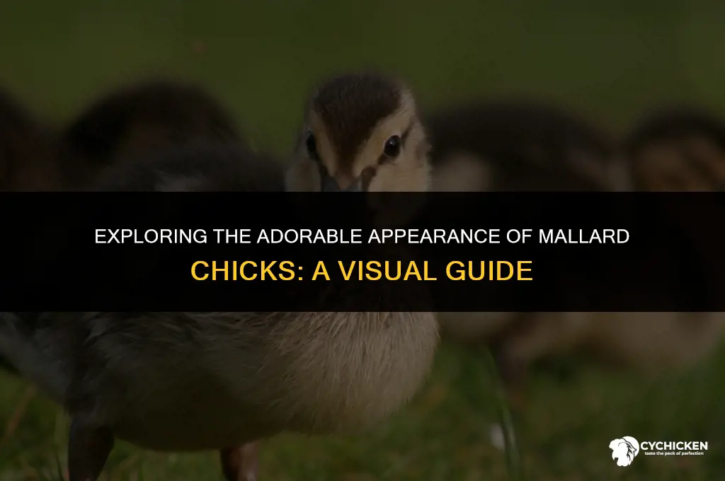 what do mallard chicks look like