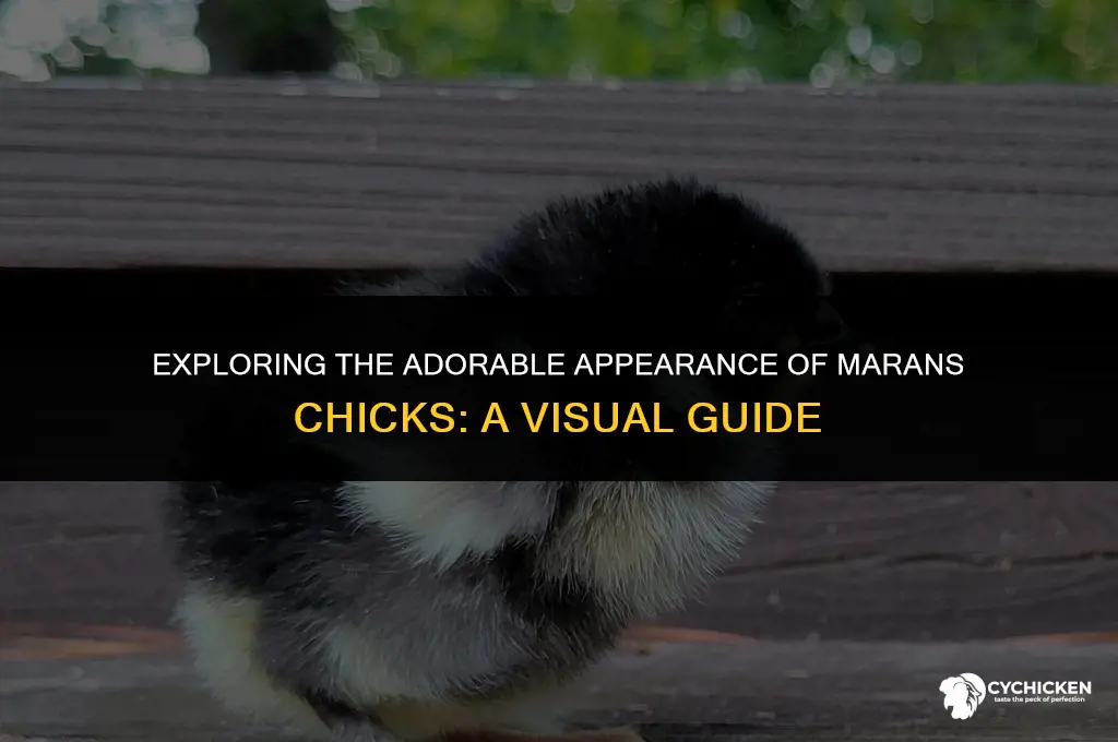 what do maran chicks look like