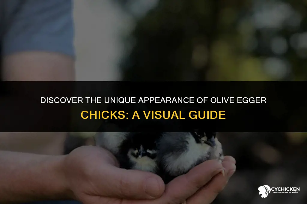 what do olive egger chicks look like