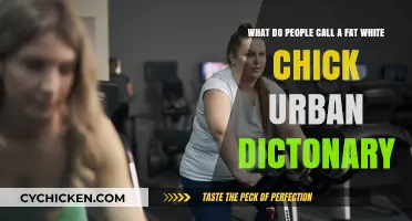 Urban Dictionary's Take on "Fat White Chick