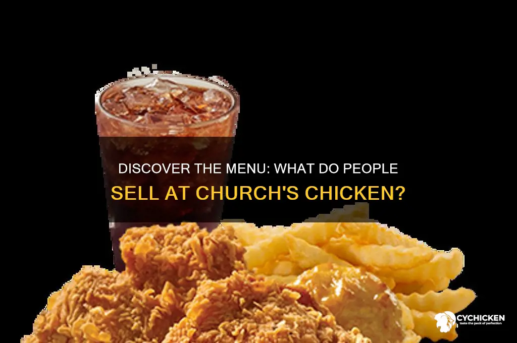 what do people sell at church