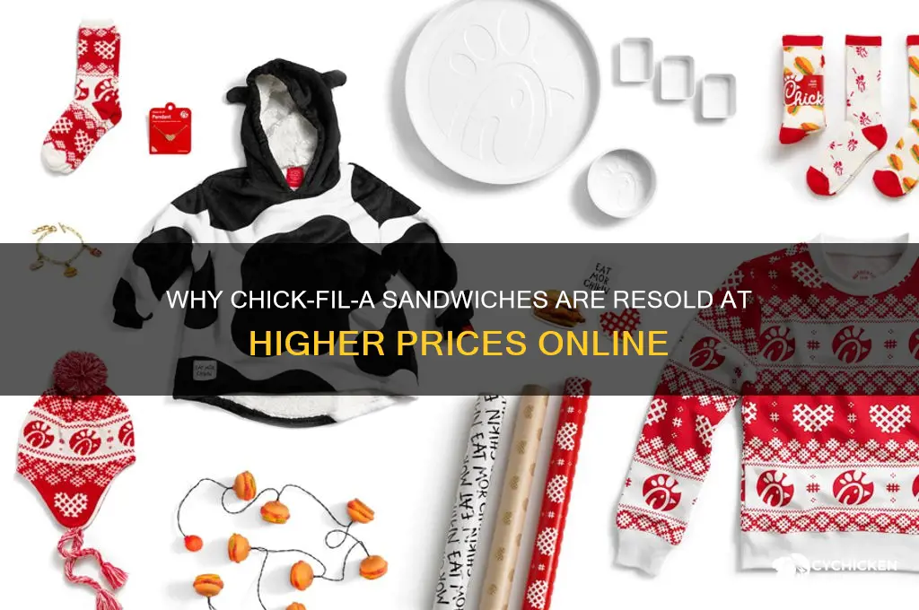 what do people sell chick fil a sandwiches for