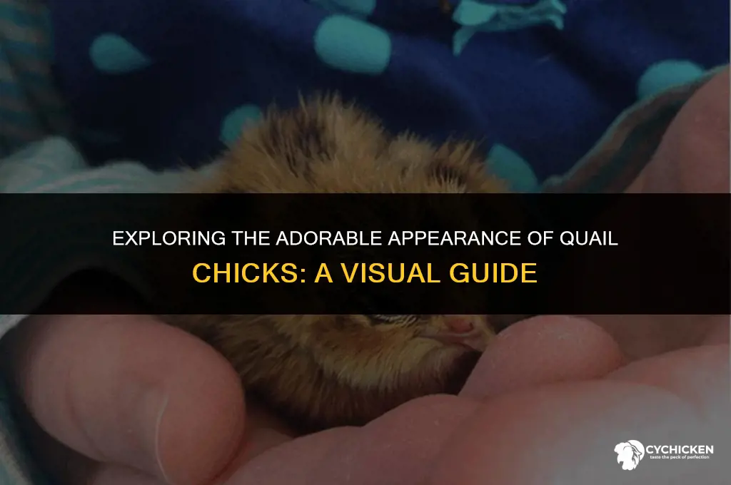 what do quail chicks look like