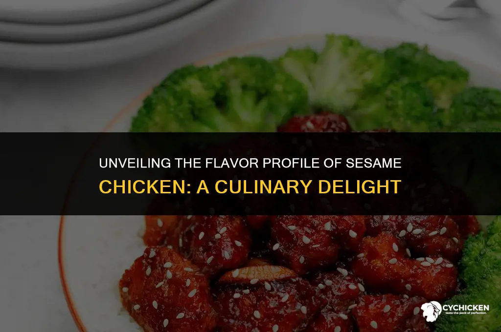 what do sesame chicken taste like