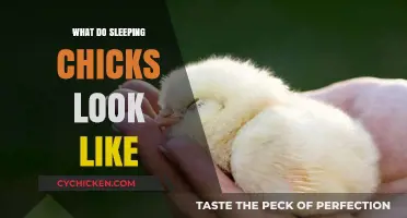 A Glimpse into Slumber: The Adorable World of Sleeping Chicks