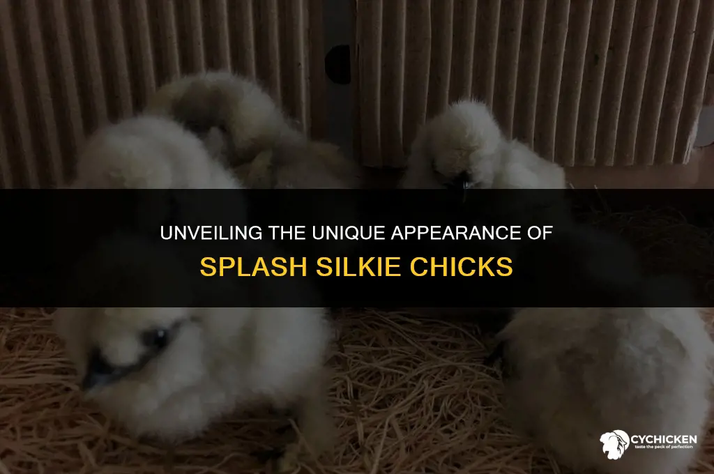 what do splash silkie chicks look like