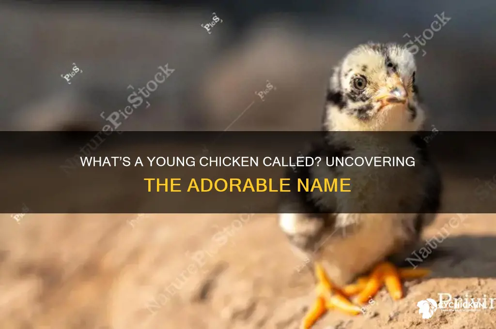 what do they call a young chicken