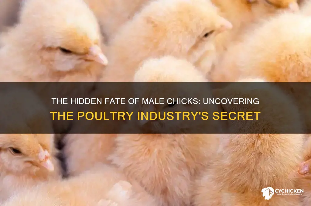 what do they do to male chicks