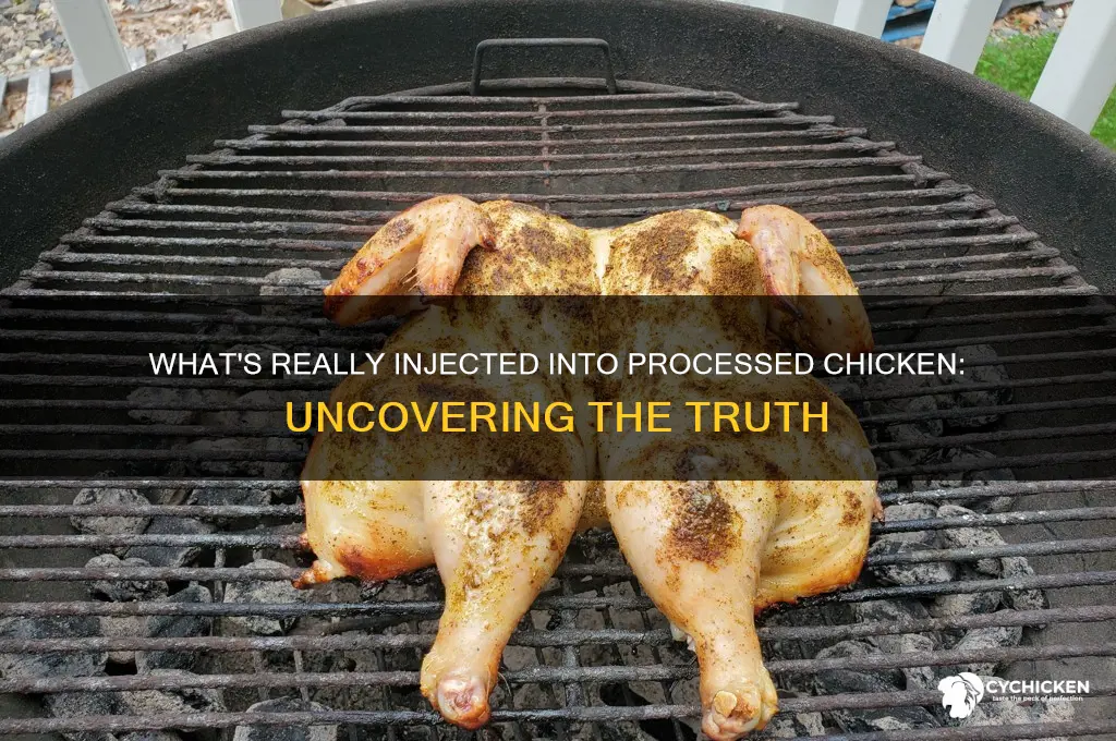 what do they inject into chicken during processing