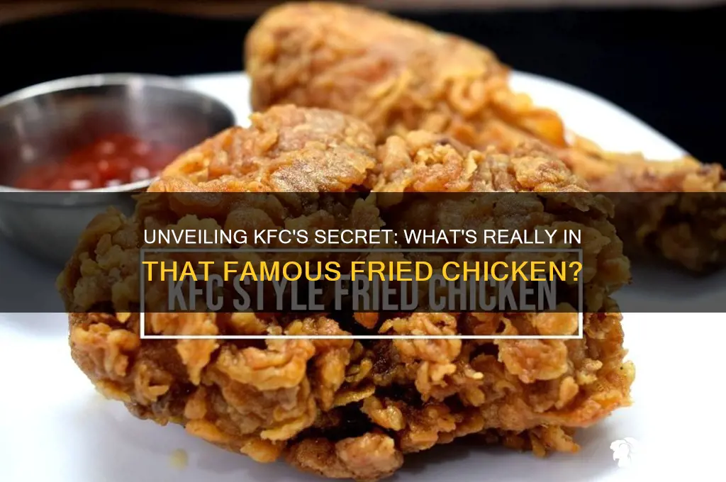 what do they put in kfc chicken