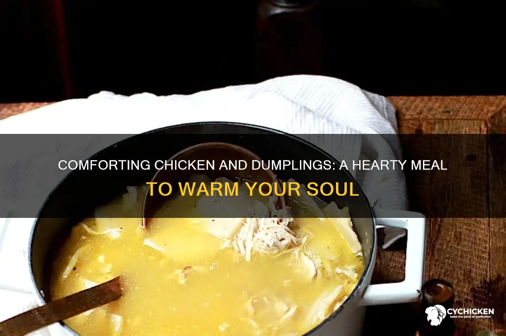 what do u have with chicken and dumplings