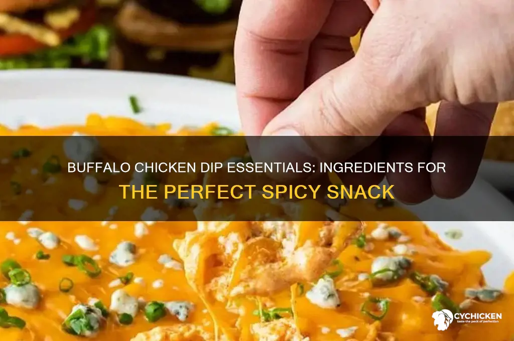 what do u need for buffalo chicken dip