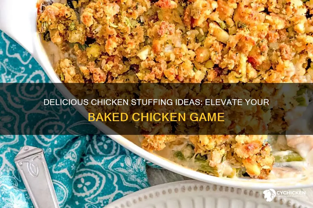 what do u stuff a chicken before baking