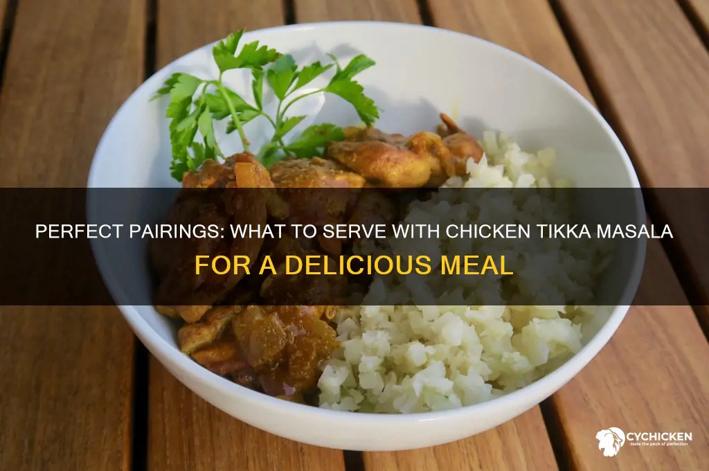 what do userve chicken tikki masala with