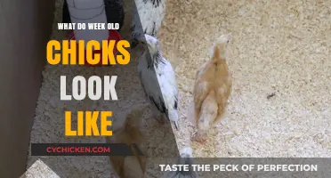Early Stages of Life: A Glimpse into Week-Old Chicks' Appearance