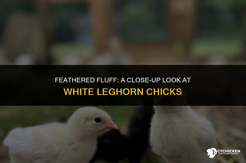 what do white leghorn chicks look like