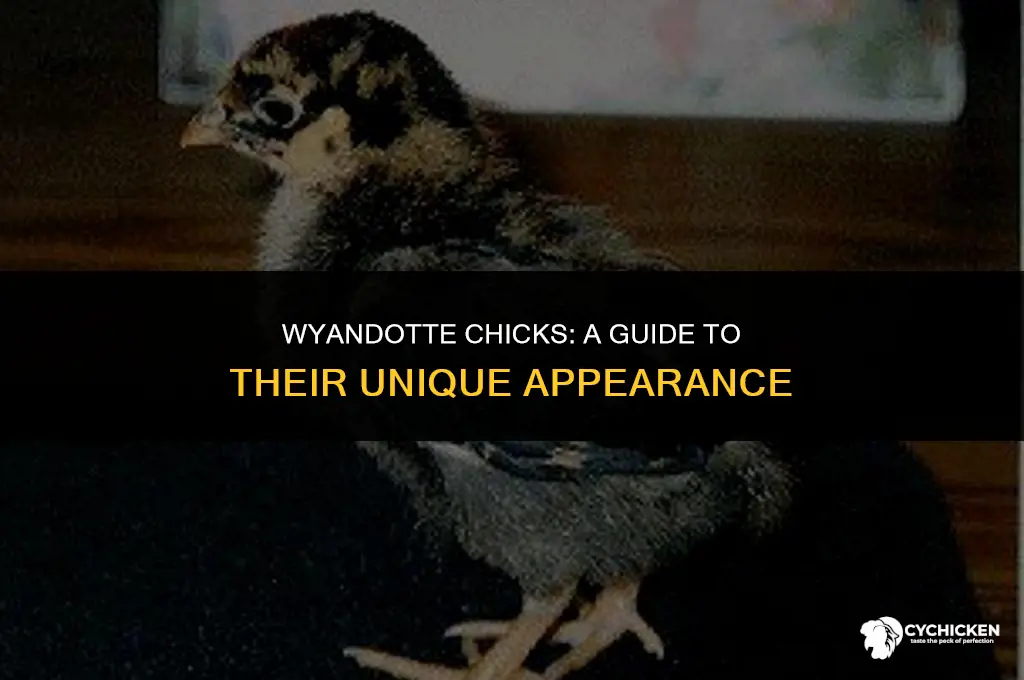 what do wyandotte chicks look like
