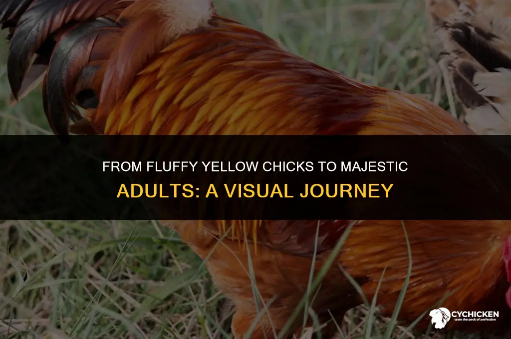 what do yellow chicks look like as adults