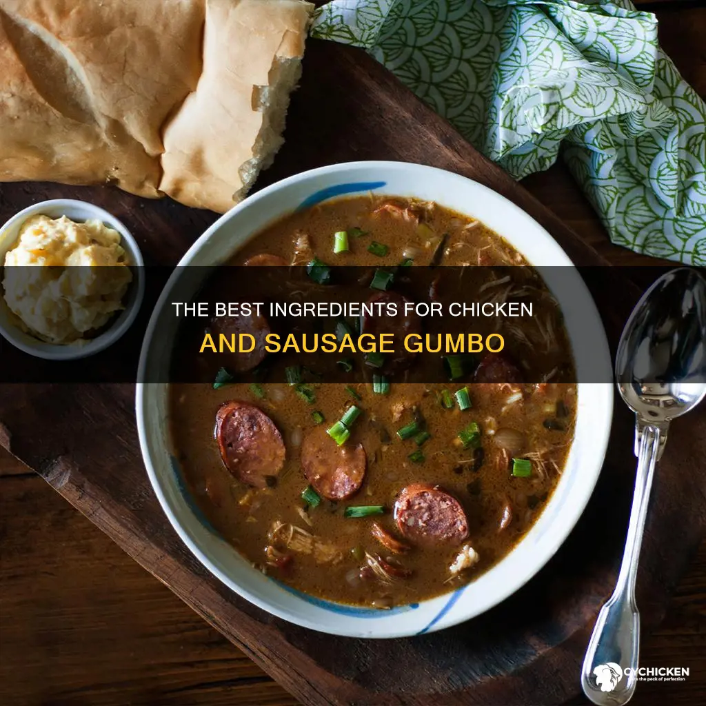 what do yku put in sausage and chicken gumbo