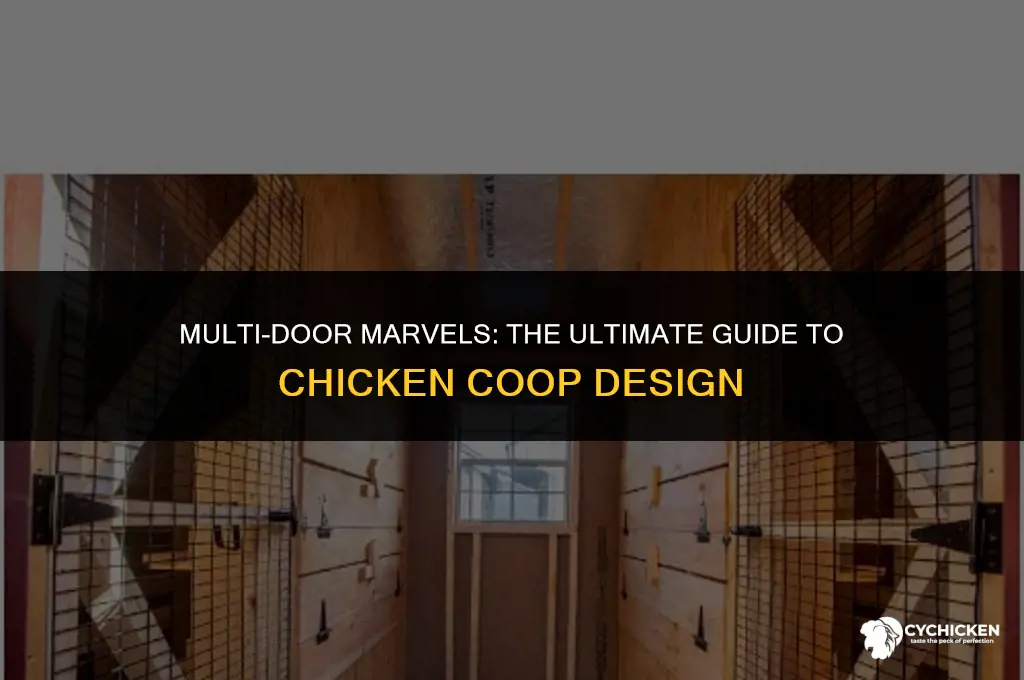 what do you call a chicken coop with 4 doors