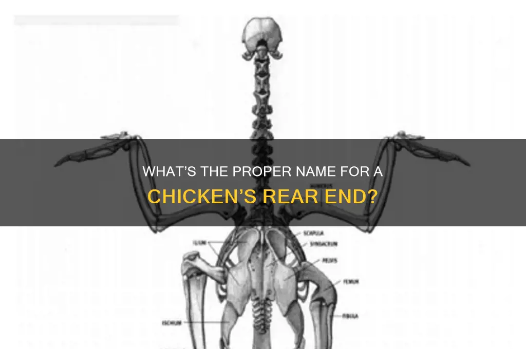 what do you call a chicken s butt