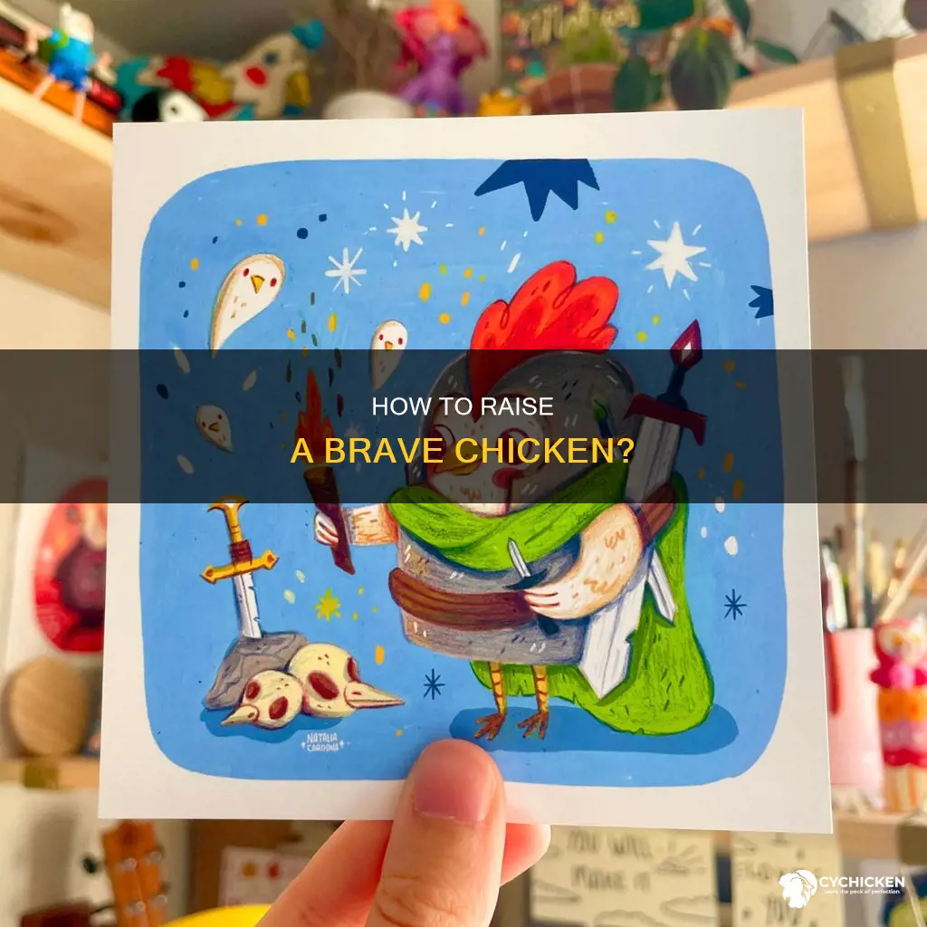 what do you call a chicken that is not scared