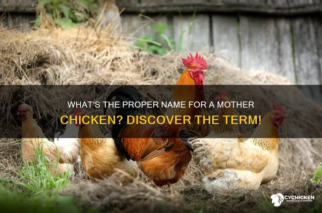what do you call a mother chicken