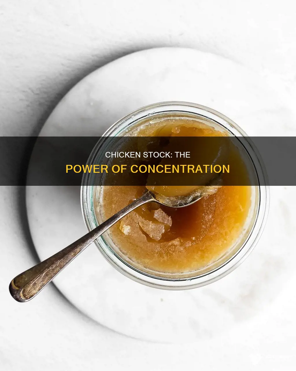 what do you call a really concentrated chicken stock