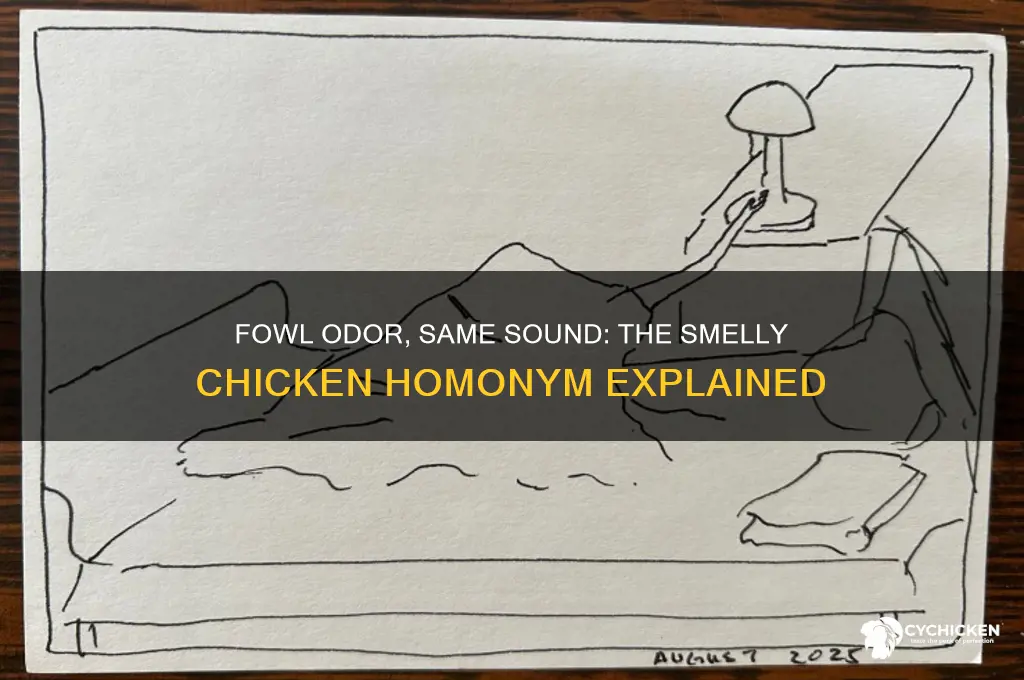 what do you call a smelly chicken homonym