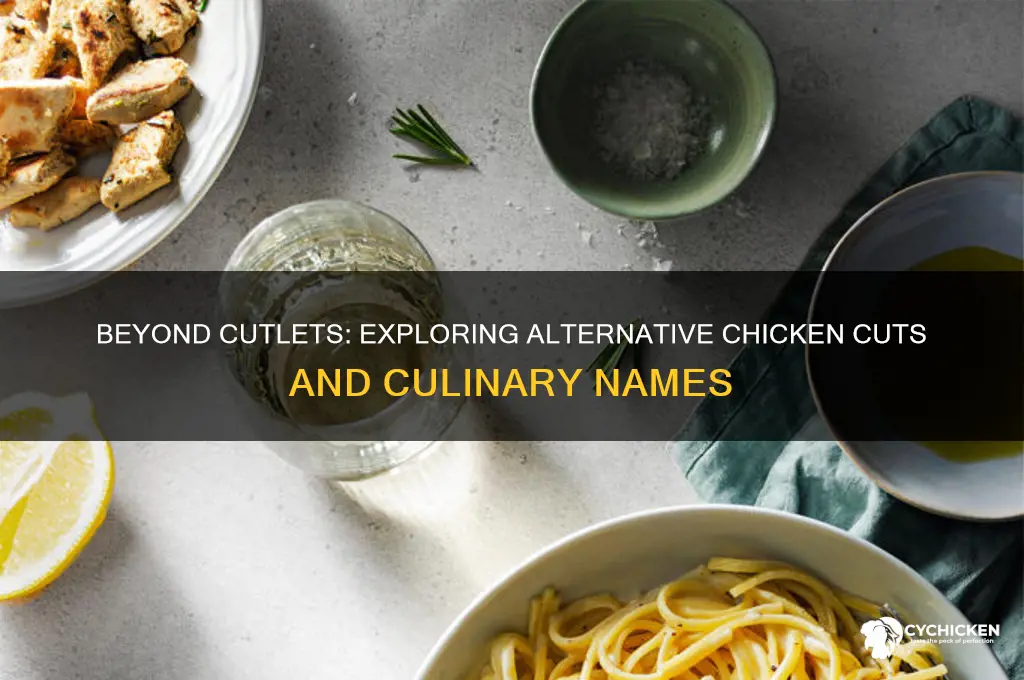 what do you call chicken that isnt cutlets