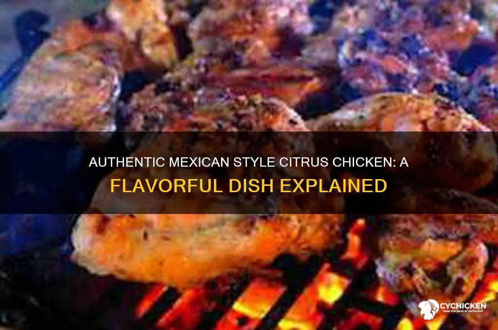 what do you call mexican style citrus chicken