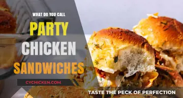 Delicious Party Chicken Sandwiches: Names, Recipes, and Serving Ideas
