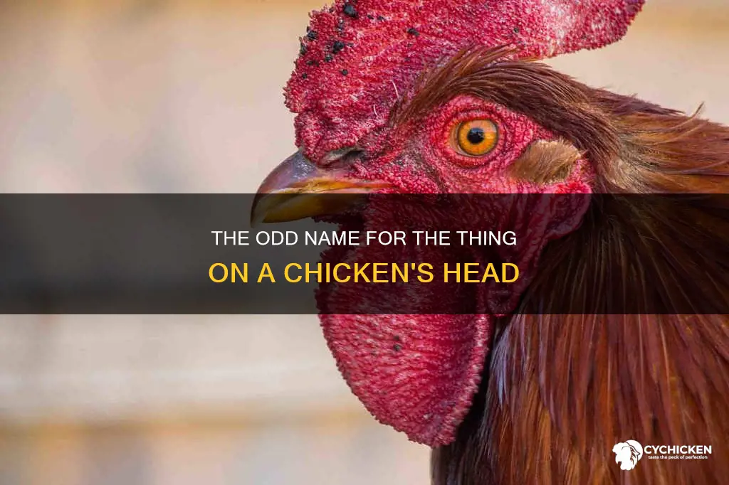 what do you call the thing on chicken head