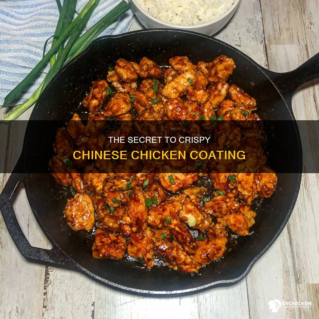 what do you coat chicken with for chinese food