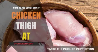 Perfectly Cooked Skinless Chicken Thighs: Temperature and Time Guide