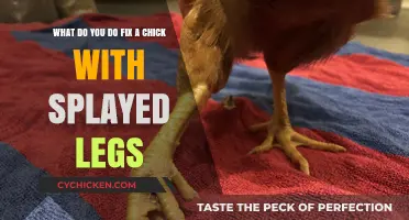 How to Treat Splayed Legs in Chicks