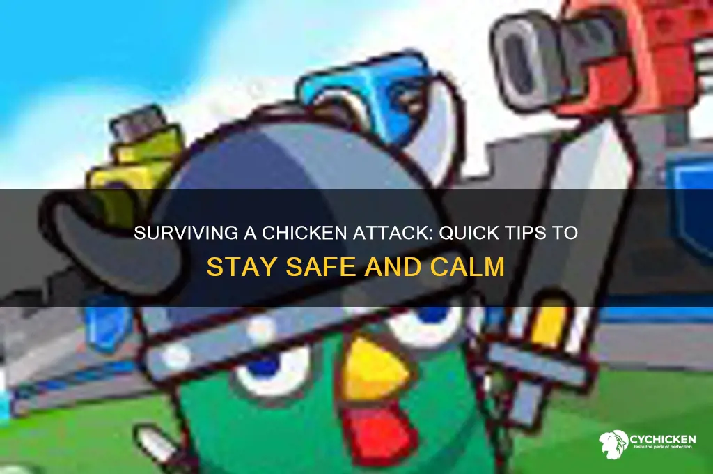 what do you do when a chicken attacks