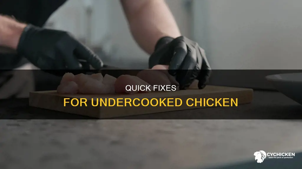 what do you do when your chicken is undercooked