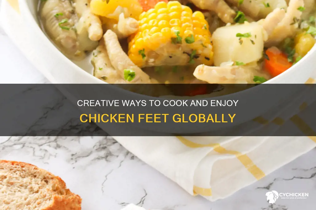 what do you do with chicken feet